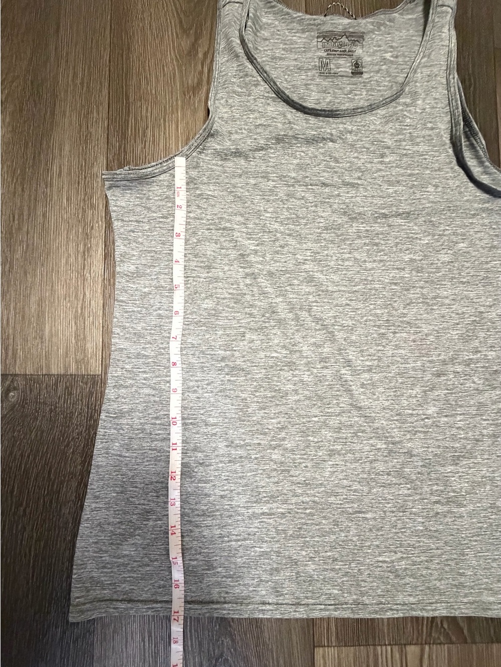 Patagonia Heather Gray Racerback Performance Tank - Picture 7 of 8